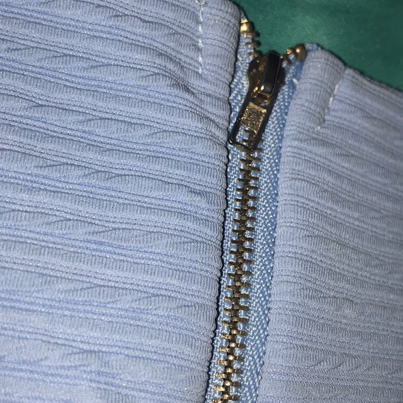 Blue dress ONLY WORN ONCE PERFECT CONDITION - Picture 6 of 6